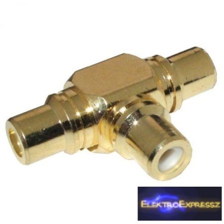 ET-2550G-KA RCA elosztó aranyozott 3 RCA aljzat