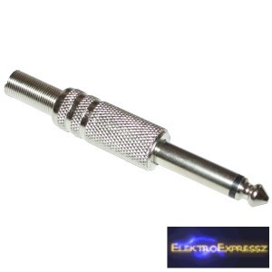 ET-4013A Jack dugó 6,3mm-es monó fém