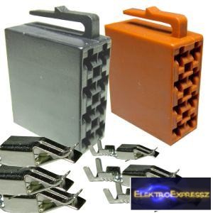 ET-4528 ISO autó rádió csatlakozó aljzat pár. ET-4528 ISO autó rádió csatlakozó aljzat pár.