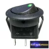 ET-5430 3 pólusú, 1 áramkörös kapcsoló, zöld led világítással.