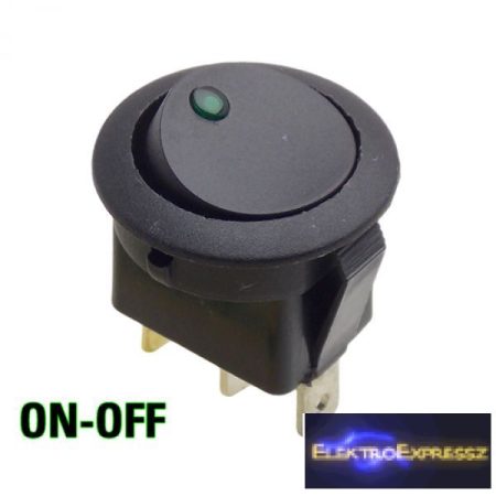 ET-5430G 1 áramkörös 2 állású világítós kapcsoló zöld leddel ET-5430G 1 áramkörös 2 állású világítós kapcsoló zöld leddel