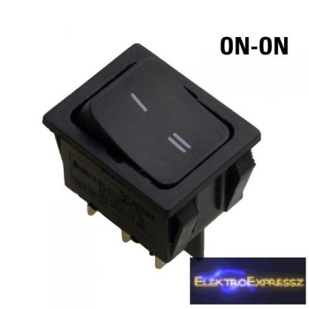 2ák.6p.2áll.Billenő kapcsoló.250V/15A.