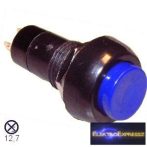 1ák.2p.Nyomógomb záró.250V/1A.OFF-(ON).