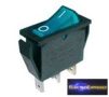   1ák.3p.2áll.Világító billenő kapcsoló.12V/20A.Kék világítással.