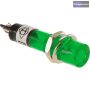 12V LED Jelzőlámpa Zöld.