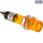 12V LED Jelzőlámpa Sárga.