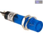 12V LED Jelzőlámpa Kék.