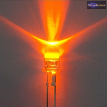5mm villogó narancsságra LED