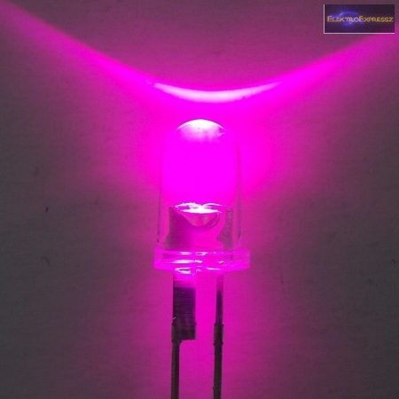 5mm rózsaszín LED. 5mm rózsaszín LED.