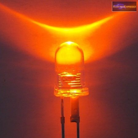 5mm narancssárga nagyteljesítményű LED. 5mm narancssárga nagyteljesítményű LED.