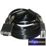 ET-7593-FPS-5 VGA hosszabbító kábel 5m árnyékolt fekete