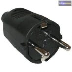 Földelt hálózati lengő dugó gumírozott 250V