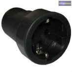 Földelt hálózati lengő aljzat gumírozott 250V