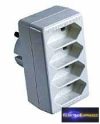GE-5114 Euro adapter 4 férőhelyes * 4 férőhely * 10A 250V~ * max. 2300Watt * fehér SOLERA