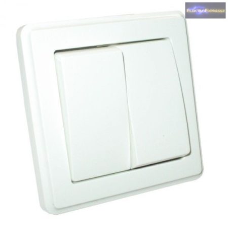 Fali csillár kapcsoló, 2 áramkörös süllyesztett Fali csillár kapcsoló, 2 áramkörös süllyesztett