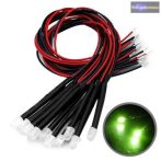12V Zöld LED vezetékkel. 12V Zöld LED vezetékkel.