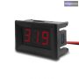   Mini digitális feszültségmérő piros 4.5-30V (2 vezetékes)
