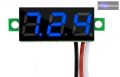   Mini digitális feszültségmérő kék 3.2-30V (3 vezetékes)
