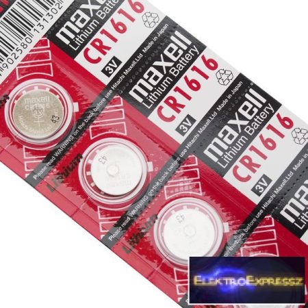 ET-MAX-CR1616-B5 MAXELL CR1616 3V-os Li-ion elem