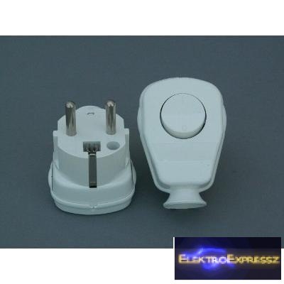 GE-AW-L Kapcsolós dugvilla 2P+F AWA-L Dugvilla