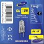 GE-G412V14W Eco-halogén izzó G4 12V 14W