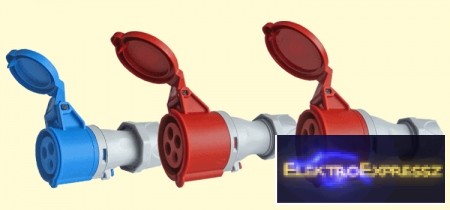 MX-XBS ILA-163 Ipari lengő dugalj 16A 230V IP44