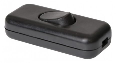 ZSINÓRKÖZI KAPCSOLÓ FEKETE 4A 250V 