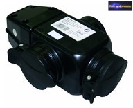 GE-5586OB-1 90. Hármas gumi lengő csatlakozó 3x2P+F IP44