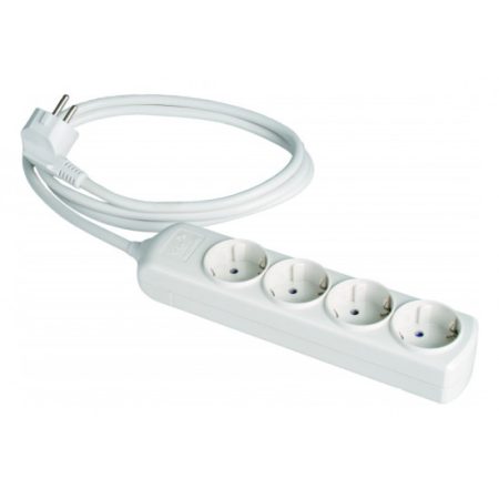 Négy férőhelyes földelt elosztó. 1,5 méter