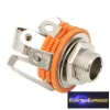 GA-05130 JACK aljzat Sztereo 6,3 mm Beépíthető Kapcsolós Fém kivitel