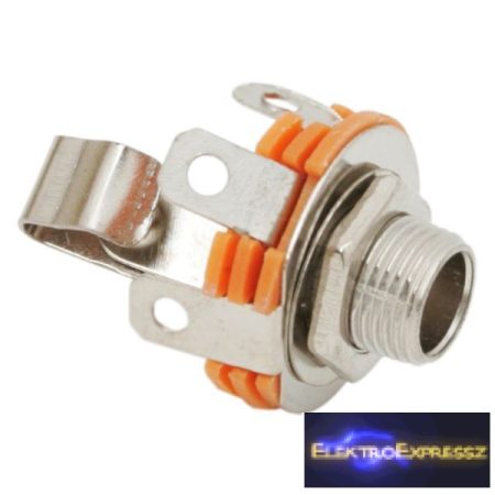 GA-05132 JACK aljzat Mono 6,3 mm Beépíthető Kapcsolós Fém kivitel
