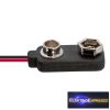 GA-05316 9V-os elem csatlakozó erősített fejrésszel 150mm 