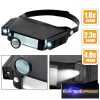 GA-10793 Fejpántos nagyító Led világítással