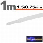 GA-11019W Zsugorcső Fehér • 1,5 / 0,75 mm GA-11019W Zsugorcső Fehér • 1,5 / 0,75 mm