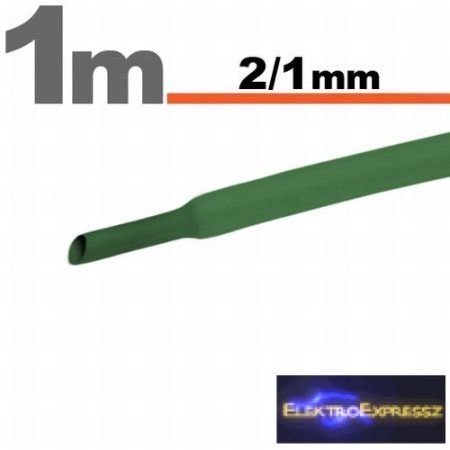GA-11020Z Zsugorcső Zöld   2,5 / 1,25mm