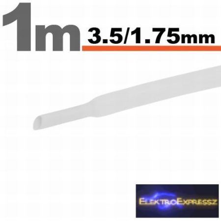 GA-11021W Zsugorcső Fehér • 3,5 / 1,75 mm