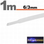 GA-11022W Zsugorcső Fehér • 6 / 3 mm