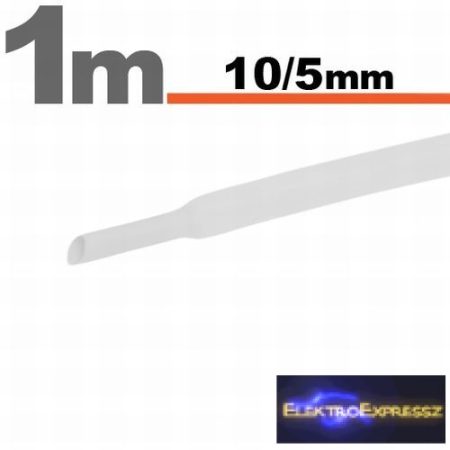 GA-11023W Zsugorcső Fehér • 10 / 5 mm