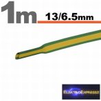 GA-11024X Zsugorcső Sárga-zöld • 13 / 6,5 mm GA-11024X Zsugorcső Sárga-zöld • 13 / 6,5 mm