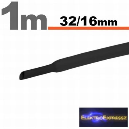 GA-11028F Zsugorcső Fekete • 32 / 16 mm GA-11028F Zsugorcső Fekete • 32 / 16 mm