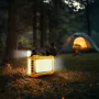  Multifunkciós kézi lámpa - szolár panel, USB-C - 6 világítási mód, 8 LED, 3600 mAh - 800 lumen