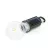 Akasztható szolár lámpa - villanykörte alakú - USB-C - 100 lumen - 400 mAh Akasztható szolár lámpa - villanykörte alakú - USB-C - 100 lumen - 400 mAh