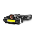 COB+SMD LED-es fejlámpa - akkumulátorral COB+SMD LED-es fejlámpa - akkumulátorral