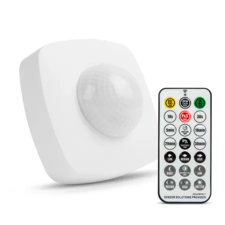 Mozgásérzékelő távirányítóval - 360° - max 10 m - max 2000W - IP65 Mozgásérzékelő távirányítóval - 360° - max 10 m - max 2000W - IP65