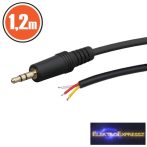 GA-20102 JACK kábel 3,5 stereo JACK dugó 1,2 m 