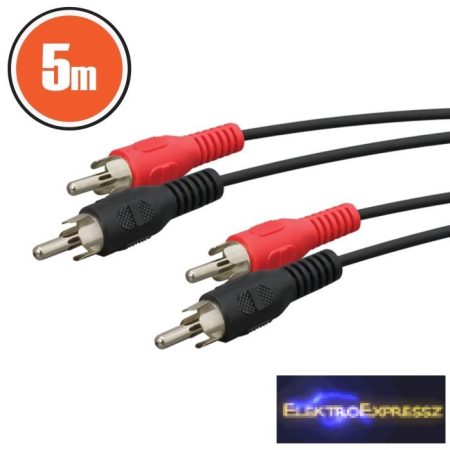 GA-20116 RCA kábel 2 x RCA dugó - 2 x RCA dugó 5,0 m 