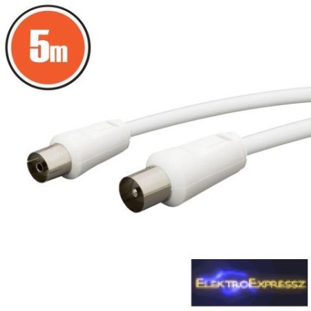 GA-20128 KOAX kábel dugó - aljzat 5,0 m 