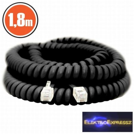 GA-20170 Spirál telefonvezeték 4P/4C 1,8 m 