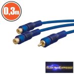 GA-20197 RCA kábel 1 x RCA dugó - 2 x RCA aljzat 0,3 m 