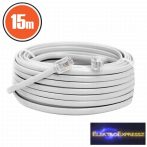 GA-20304 Telefonvezeték 6P/4C 15m GA-20304 Telefonvezeték 6P/4C 15m